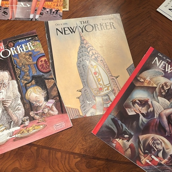 Vintage New Yorker Magazine Covers Only 1995 Set of 21 Artwork Frameable Gifts - Picture 5 of 5